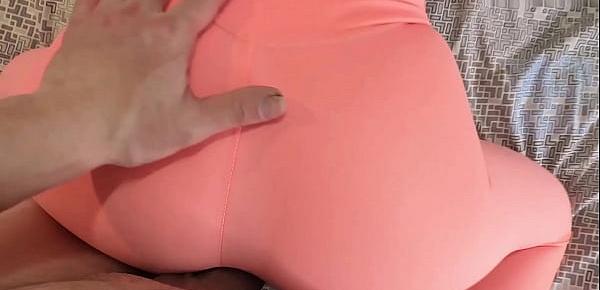  Big Booty Lovely Sucking in 69 Position and Hard Fucking in Tight Leggings
